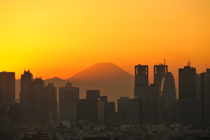 Mt.-Fuji-&-Tokyo-Night-View,-Tokyo